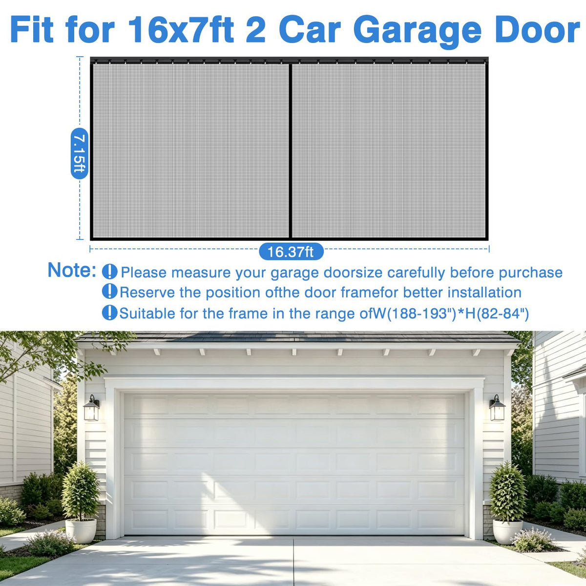 Garage Screen Door Buyer's Guide: What to Check Before You Buy (16x7 Fit, Mesh & Magnets)