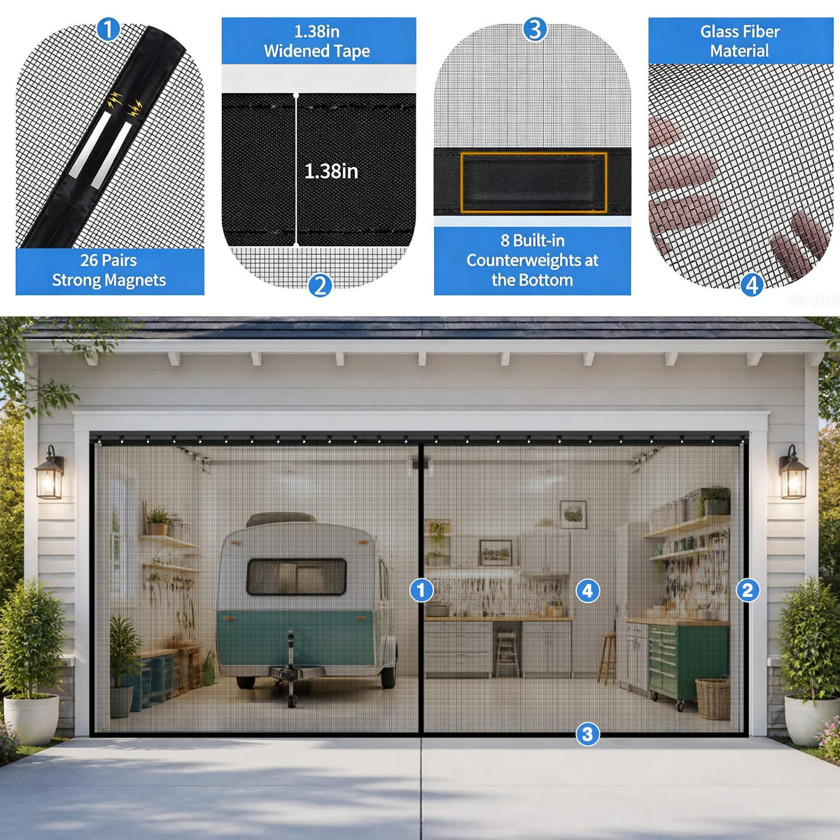 Garage Bug Screens: Mesh, Magnets & What Keeps Flies Out