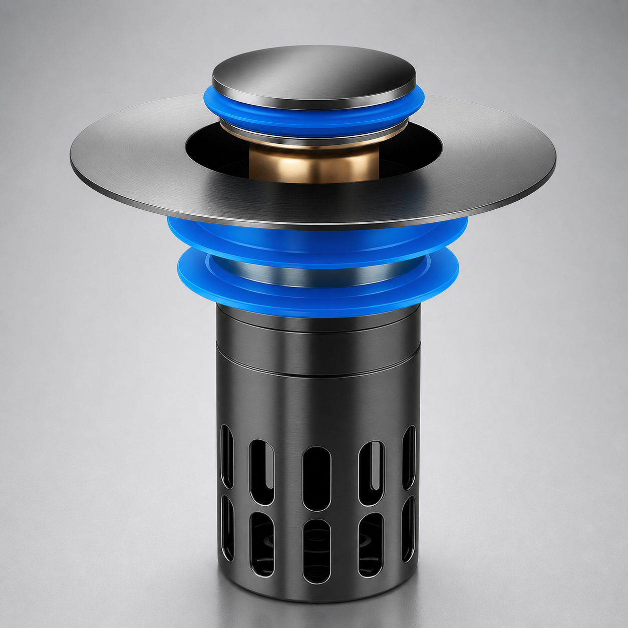 Sink Drain · Matte Black / 1 Pack