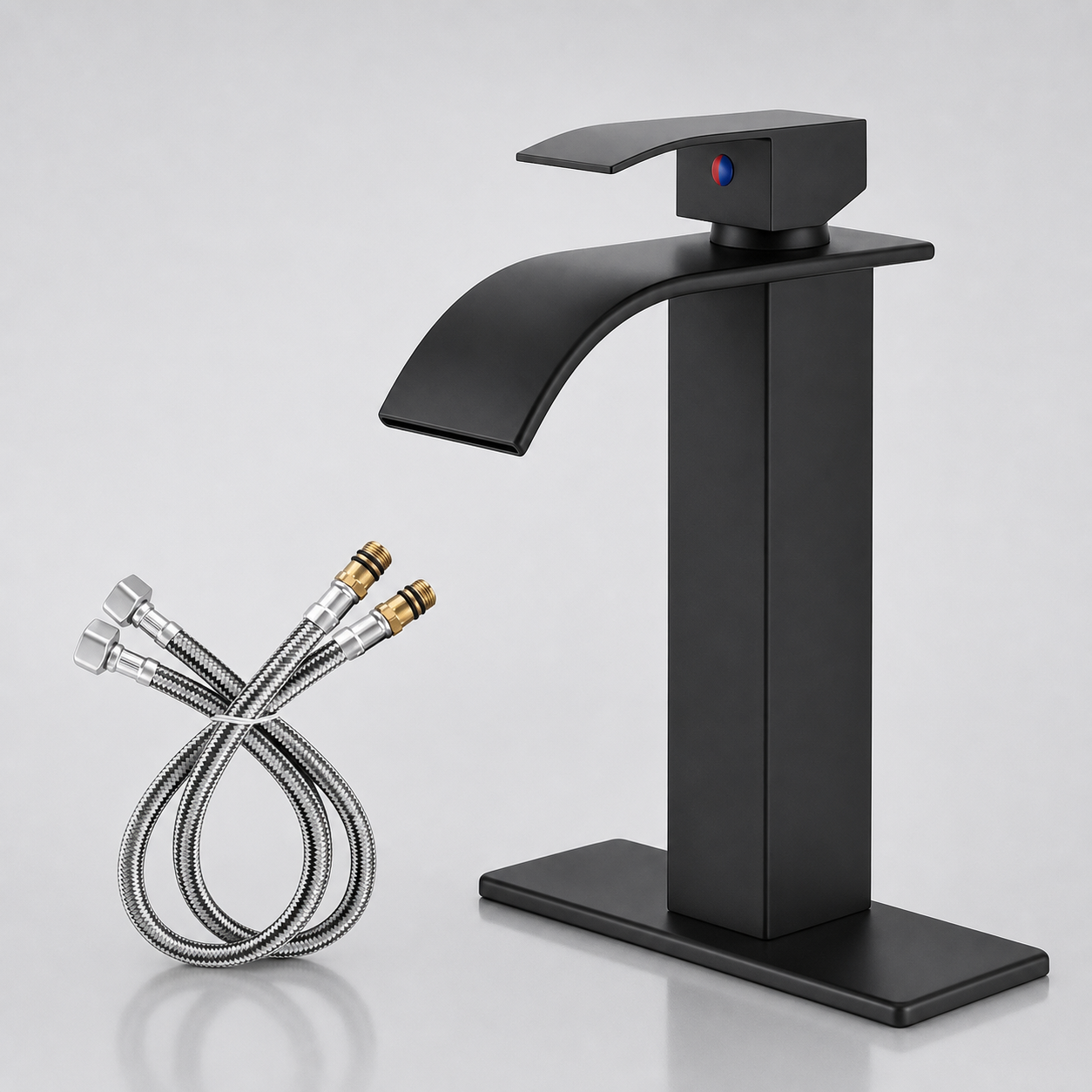 Waterfall Faucet · Standard Height 7" Modern Profile