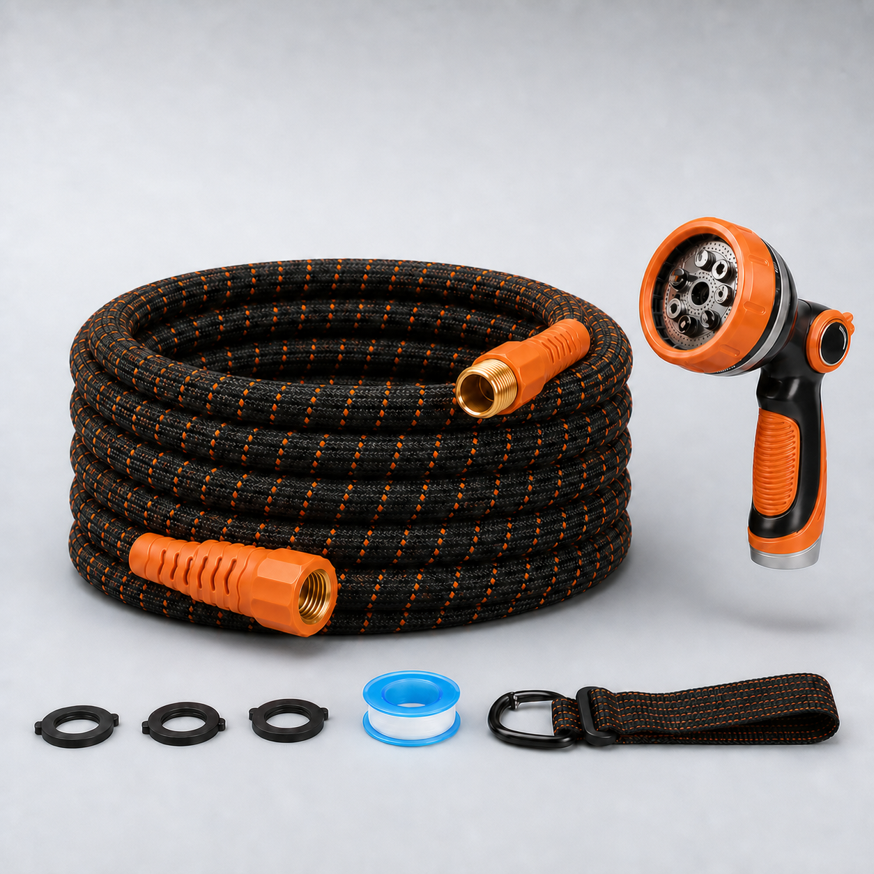 Garden Hose · 50 ft / Orange/Black
